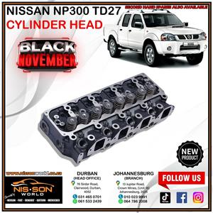 NISSAN NP300 TD27 CYLINDER HEAD