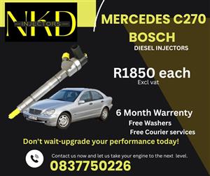 MERCEDES C270 DIESEL INJECTORS FOR SALE
