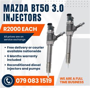 MAZDA BT50 3.0 INJECTORS FOR SALE WITH WARRANTY INCLUDED 