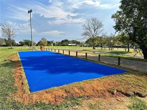 Blue Turf for Sports surfaces