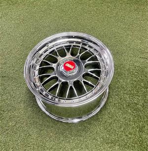 17 INCH BBS CHROME (DISH) DESIGN RIM SET