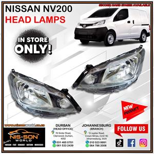 NISSAN NV200 HEAD LAMPS
