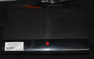 SONY PS3 WITH CABLES AND ONE GAME S058349A