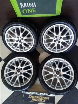 MINI COOPER RIMS/WHEELS & TIRES(JOHN COOPER RIMS) 205/45/R17