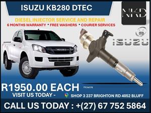 Isuzu KB280 Dtec Diesel injectors 