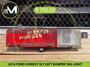 2014 FORD EVEREST XLT LEFT BUMPER TAIL LIGHT