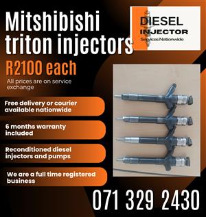 MITSHUBISHI TRITON INJECTORS FOR SALE WITH WARRANTY 