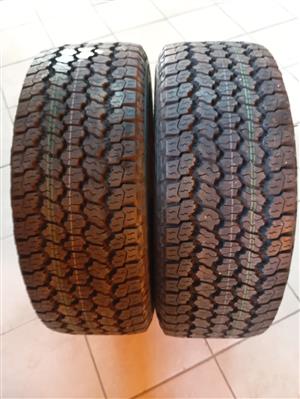 265 60 18 Goodyear wrangler AT/SA X2 new tyres