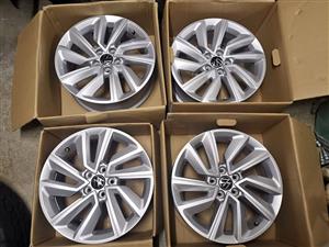 16 inch VW T-Cross original brand new mags set  will fit on VW Polo TSi & Vivo(5x100 pcd).