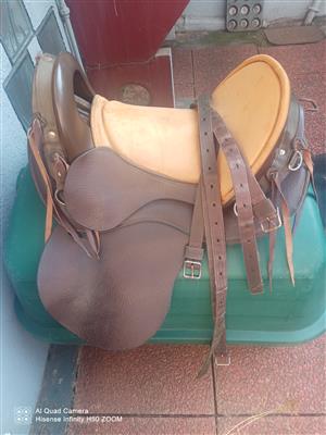  2 x Saddles for sales as is 