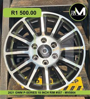 2021 GWM P-SERIES 18 INCH RIM #557 - MV0864