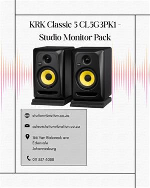 KRK Classic 5 CL5G3PK1 - Studio Monitor Pack