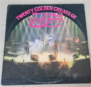 URIAH HEEP ‎– TWENTY GOLDEN GREATS OF URIAH HEEP - VINYL LP RECORD