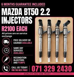 MAZDA BT50 2.2 INJECTORS FOR SALE WITH WARRANTY 