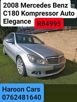  2008 Mercedes Benz C180k Kompressor Auto Elegance