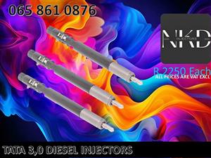 TATA 3.0 DIESEL INJECTORS FOR SALE OR RECON.