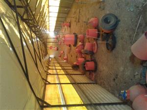 Chicken houses with feeders for sale