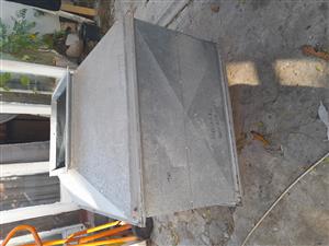 Industrial 3 phase extractor fan in metal casing 