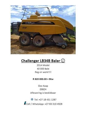 Challenger LB34B Baler 