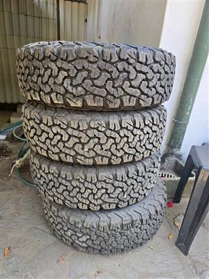 BF Goodrich All- Terrain 16inch tyres For Sale