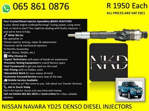 NAVARA NISSAN DIESEL INJECTORS FOR SALE OR RECON 