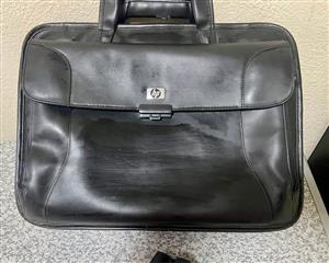 Leather laptop bag