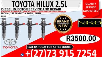 TOYOTA HILUX 2.5L NEW INJECTORS ON SALE AT A PRICE 