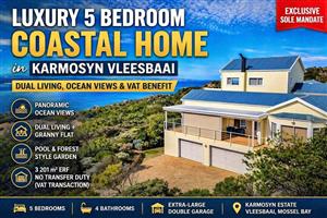 Luxury 5 Bedroom Coastal Home in Karmosyn Vleesbaai