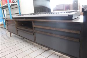 BROWN GREY PLASMA STAND(S066667A)