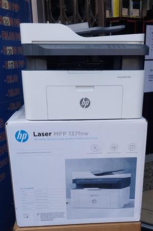 ON PROMOTION  HP LASER MFP 137 FNW BEST ON WIRELESS  PRINTING CONDITION: LIKE  N