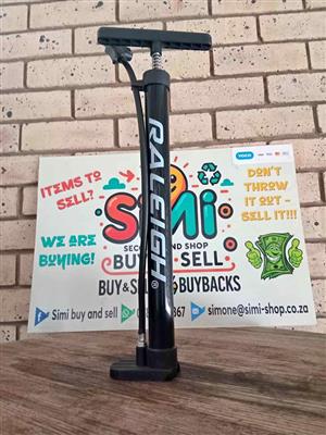 Raleigh Bicycle Floor Pump – Dual Valve