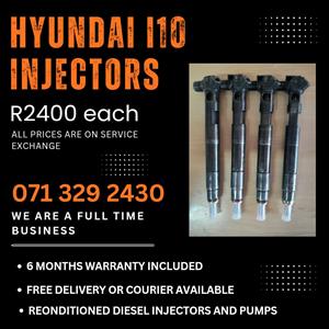HYUNDAI I10 INJECTORS FOR SALE WITH WARRANTY 