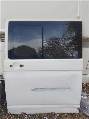 VW Transporter 2008 left sliding door with window