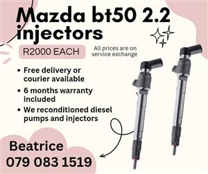 MAZDA BT50 2.2 INJECTORS FOR SALE WITH WARRANTY 