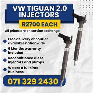 VW TIGUAN 2.0 INJECTORS FOR SALE WITH WARRANTY 