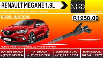 Renault Megane 1.9L Diesel Injectors 
