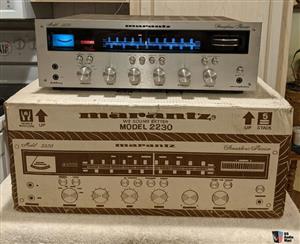 MARANTZ 2230 FULLY RECAPPED AS NEW IN ORIGINAL BOX WITH BOOKS