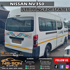 NISSAN NV350 STRIPPING FOR SPARES