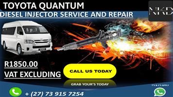 Toyota Quantum Diesel Injectors 