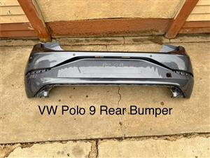 VW Polo 9 Facelift Rear Back Bumper