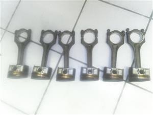 VW / AUDI 3.2 VR6 24v BUB set of CONRODS + PISTONS for sale