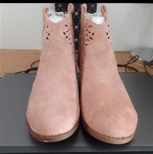 Honey Suede Ankle Boots