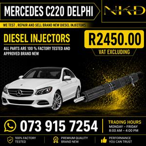 Mercedes_C220_Delphi_Injectors_On_Repair