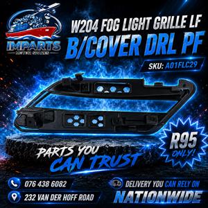 W204 FOG LIGHT GRILLE LF B/COVER DRL PF