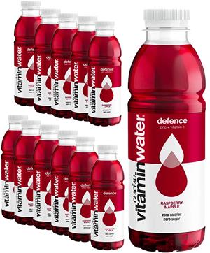  12 x 500ml Vitamin C Water Raspberry Apple Flavour Drink