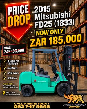 BARGAIN BUSTER - Mitsubishi FD25 Diesel (1833)