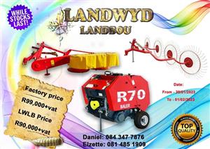 Landwyd Landbou haymaking combo