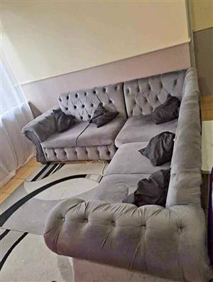 L shape 3 peace couches for sale in protea north soweto
