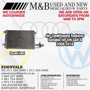 Air Conditioning Radiator (Second Hand)  Suitable for VW Golf 6 2009-2016  Part Number: 1K0 298 403A