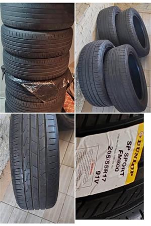 Tyres 205/55/17